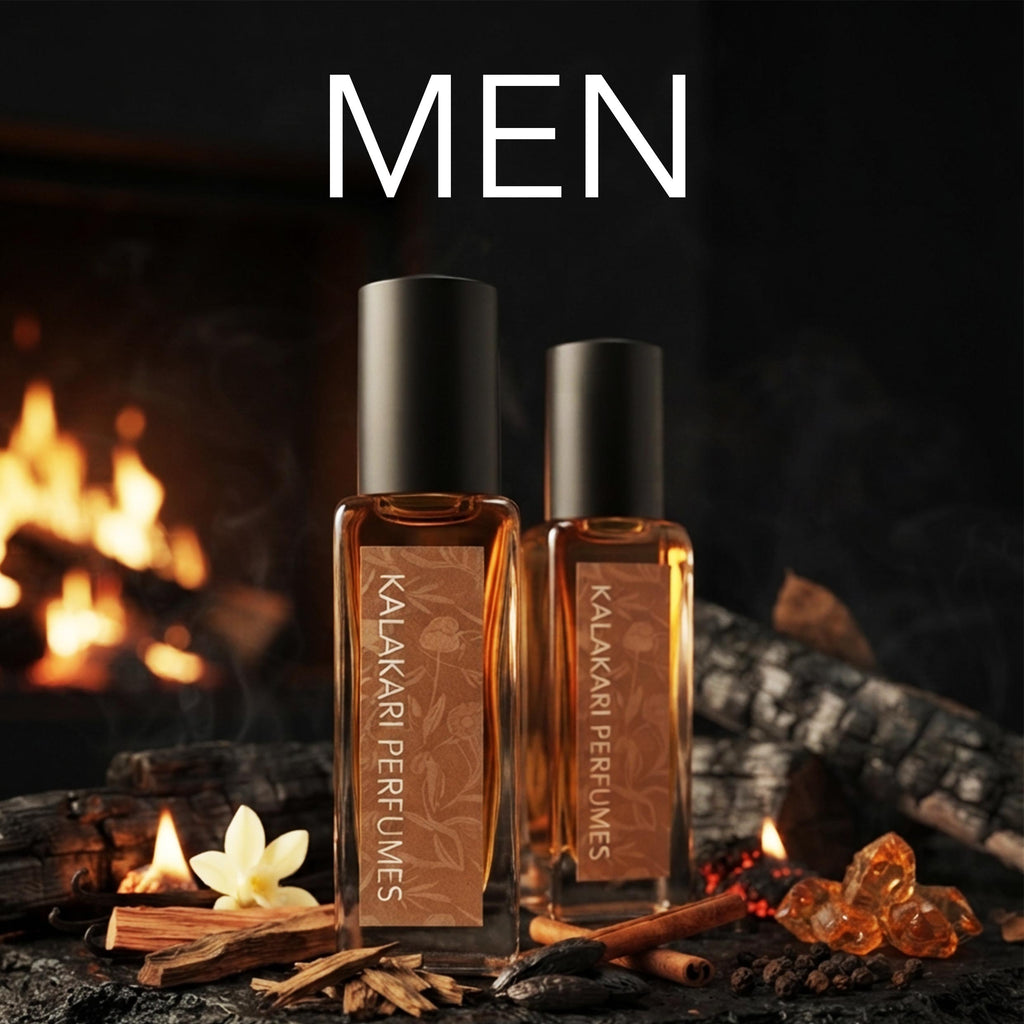 MEN - 2 Perfume set Bonfire Powder tester