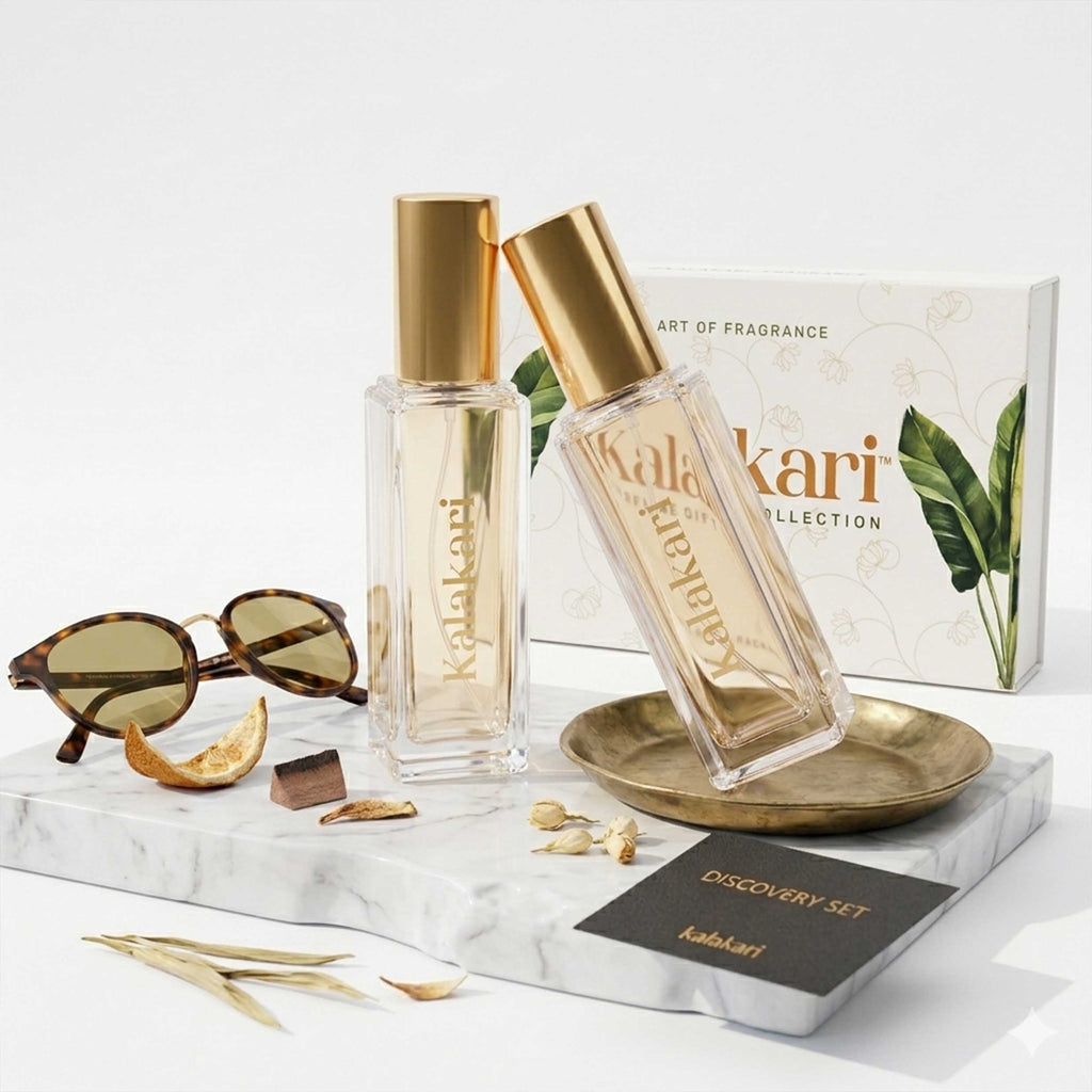 Kalakari Luxe Discovery Perfume Set – Vanilla Luxe & Privé Luxe (2x20ml)
