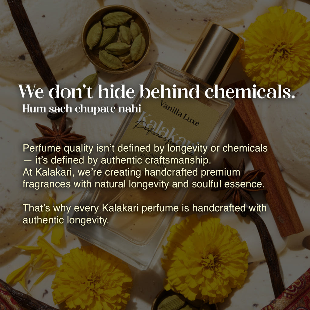 2 Perfume set with Travel POUCH - Prive & Vanilla Luxe Kalakari perfume and fragrance