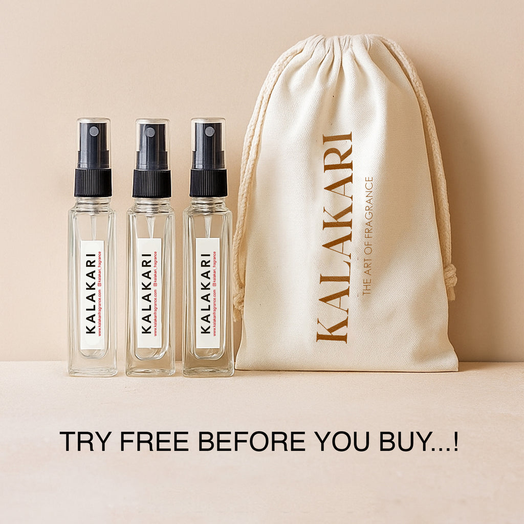 Men Set of 3 kalakari Perfumes testers