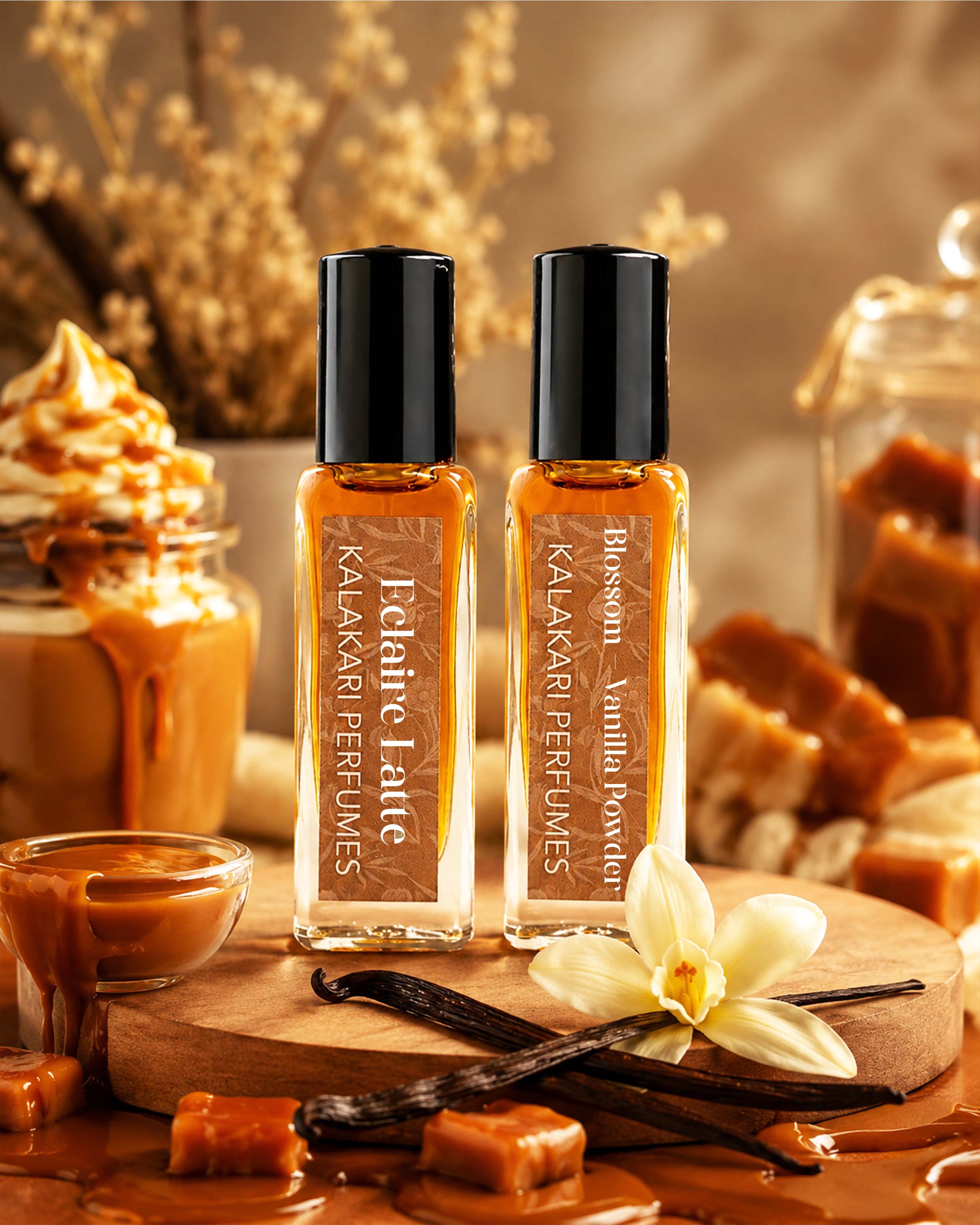 Women - 2 perfume set eclaire vanilla powder – Kalakari Fragrance